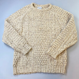 Rita Condron Wool Sweater Women’s XL* Ireland Handloomed Fisherman Cottagecore